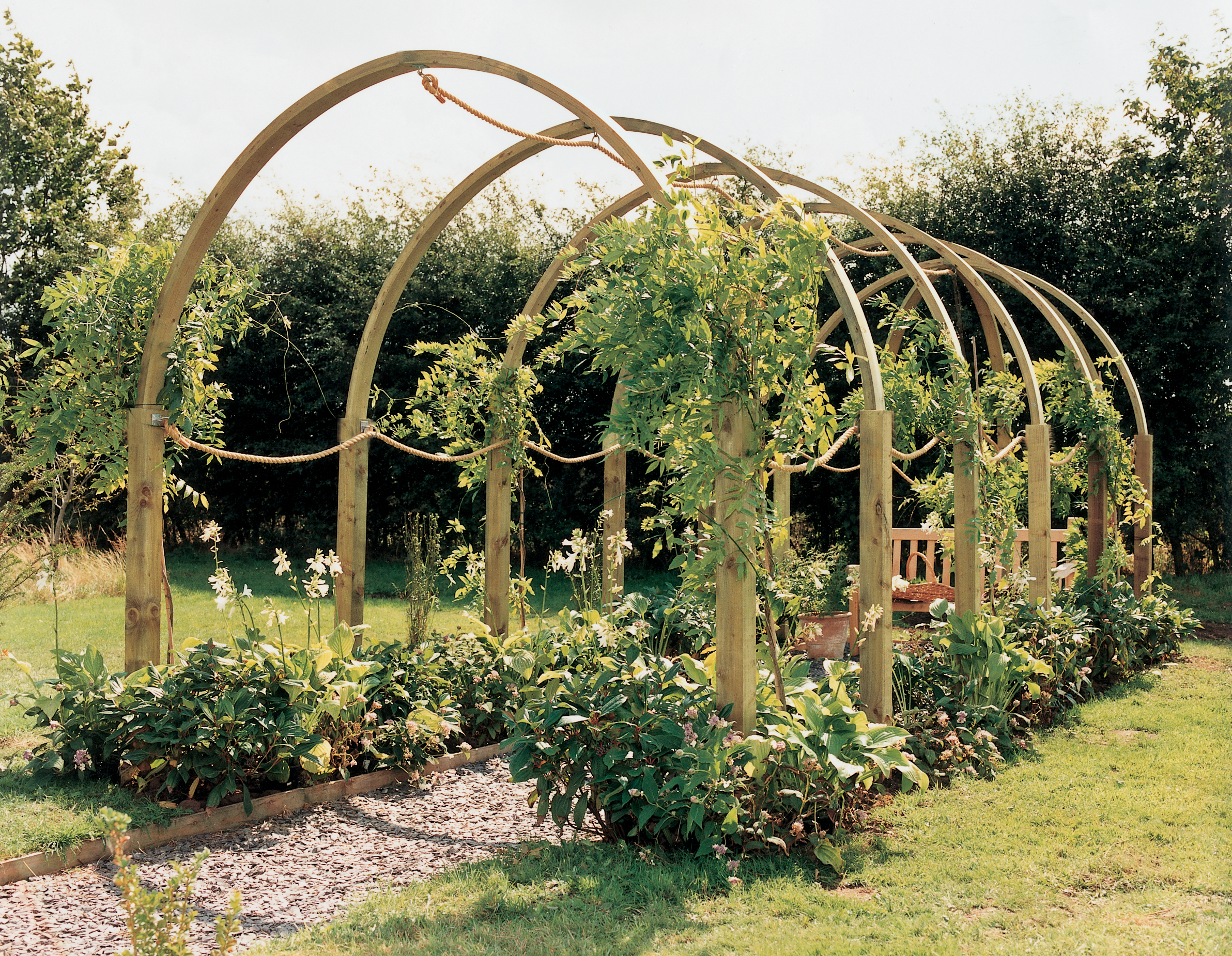 Wooden Rose Arches - Wilfirs