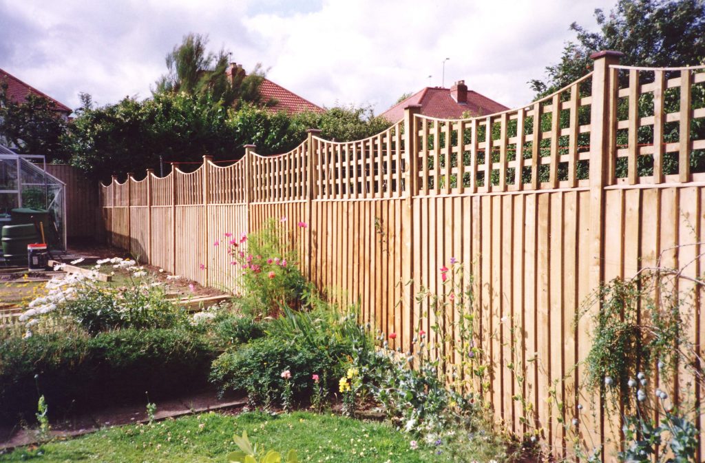 Wooden Garden fence