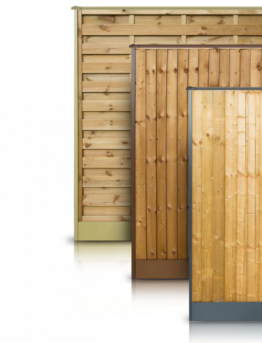 3 Types of wooden fence panels